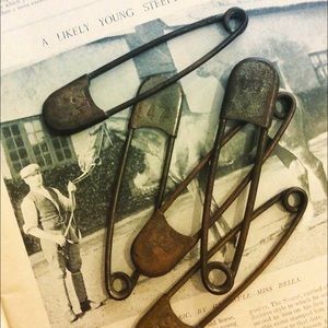 Vintage Horse Blanket Pins.